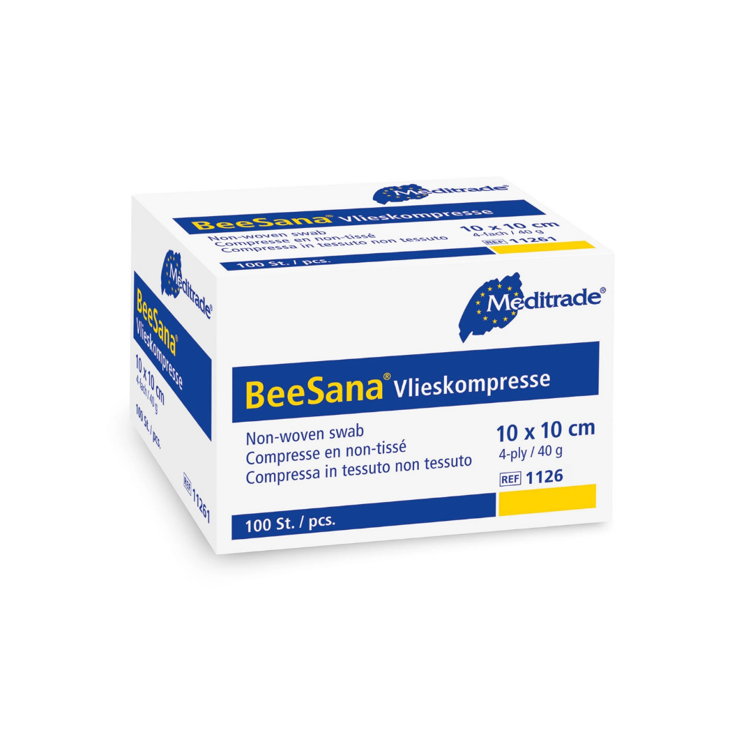 BeeSana® Vlieskompresse steril 6-fach – 25 x 2 Stück