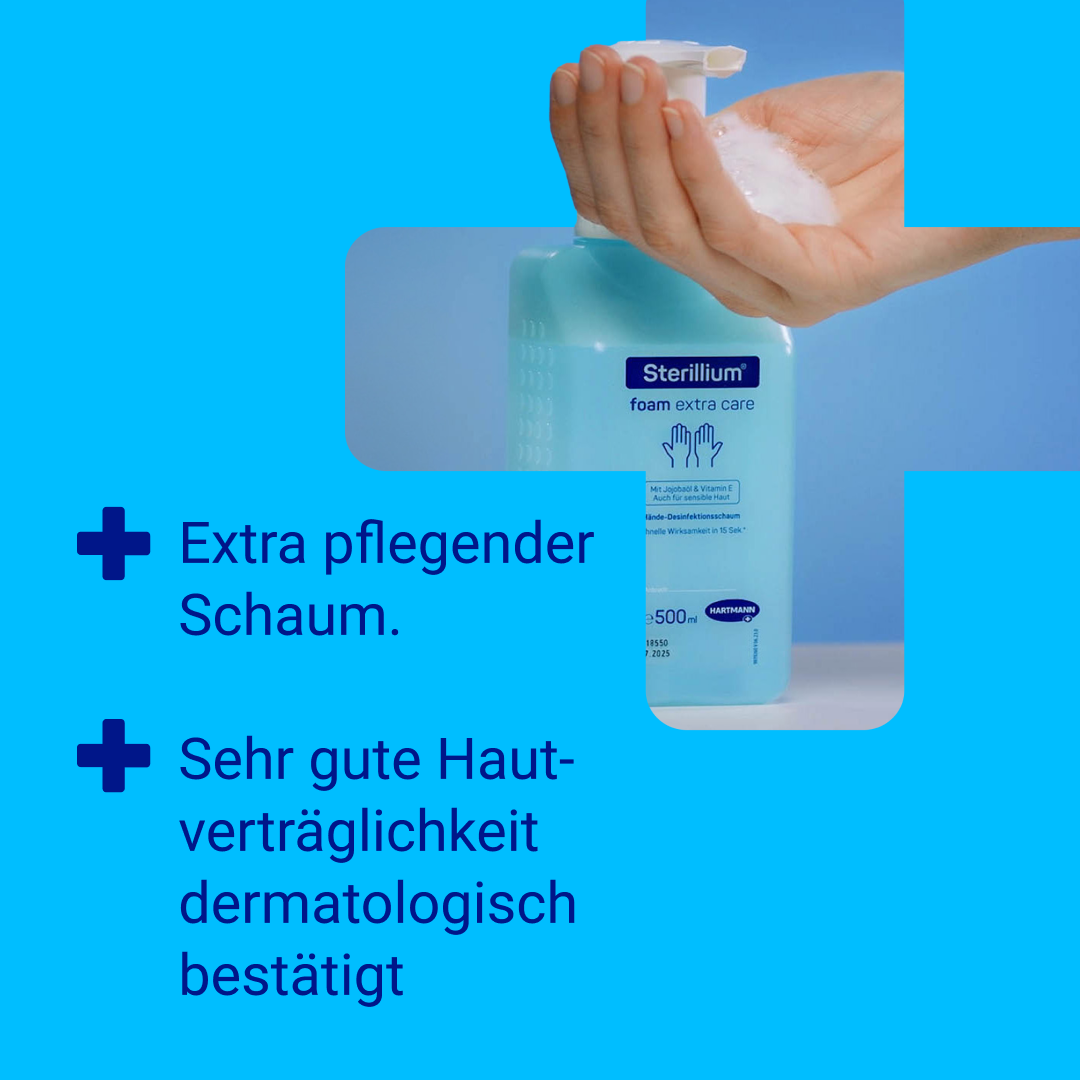 Sterillium® foam extra care | Händedesinfektionsschaum