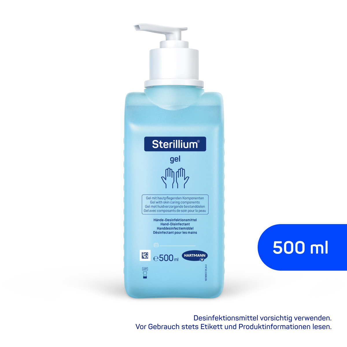 Sterillium gel Händedesinfektionsgel 500ml - Alkoholisches Handdesinfektionsmittel