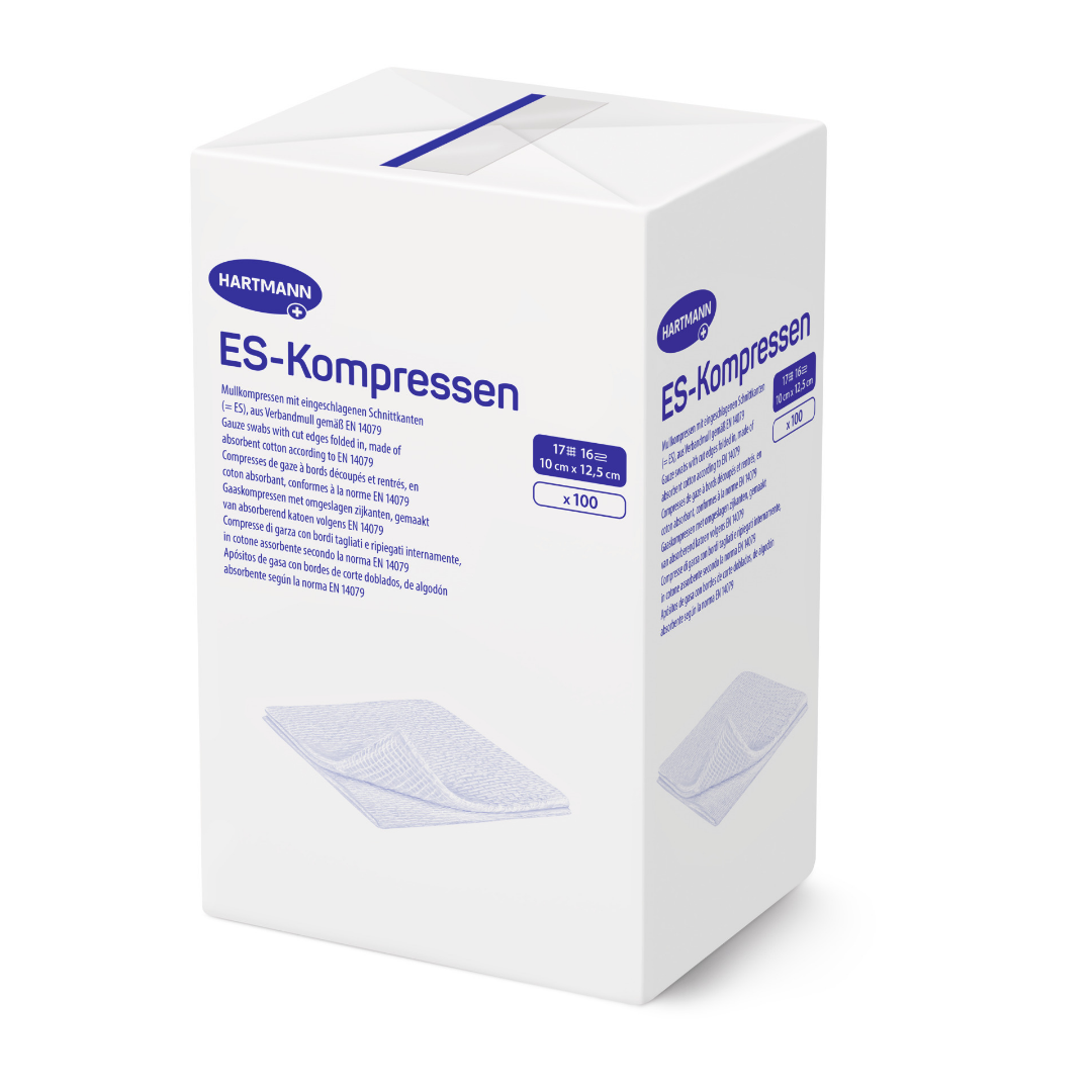 ES-Kompressen unsteril 16-fach | Hartmann Mullkompressen