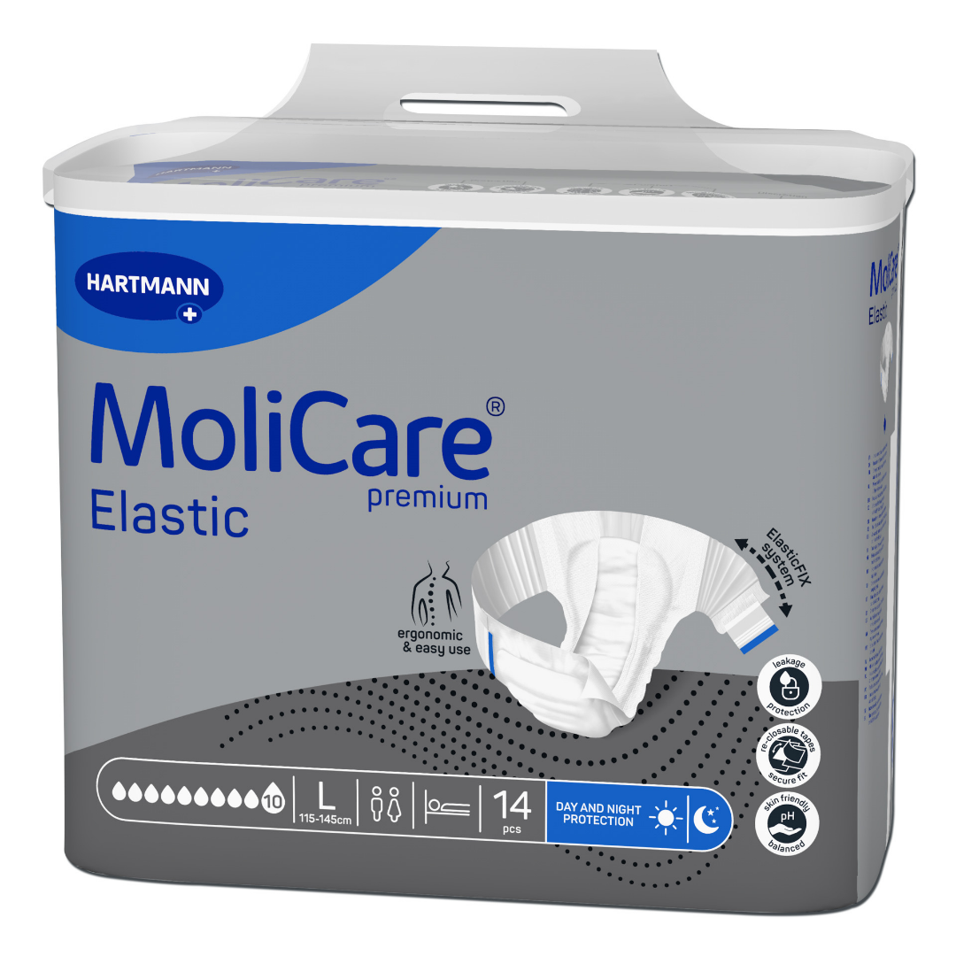 MoliCare Premium Elastic 10 Tropfen Inkontinenzslips in allen Größe L