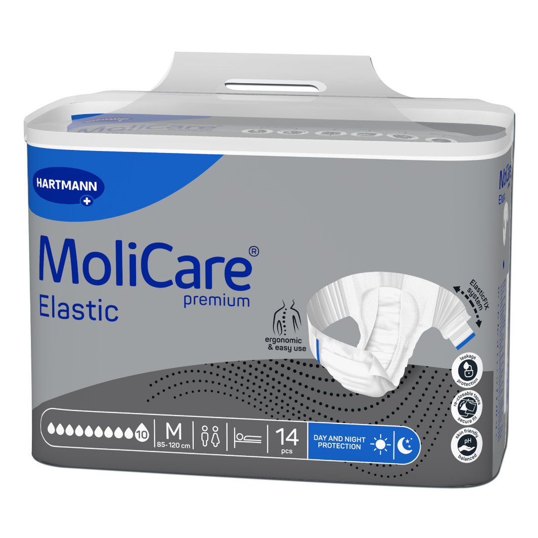 MoliCare Premium Elastic 10 Tropfen Inkontinenzslips in allen Größen M
