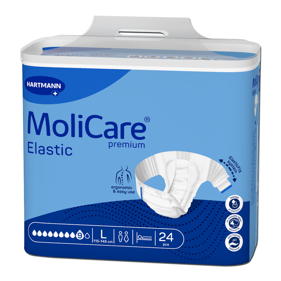 MoliCare Premium Elastic 9 Tropfen L Inkontinenzslips Hartmann
