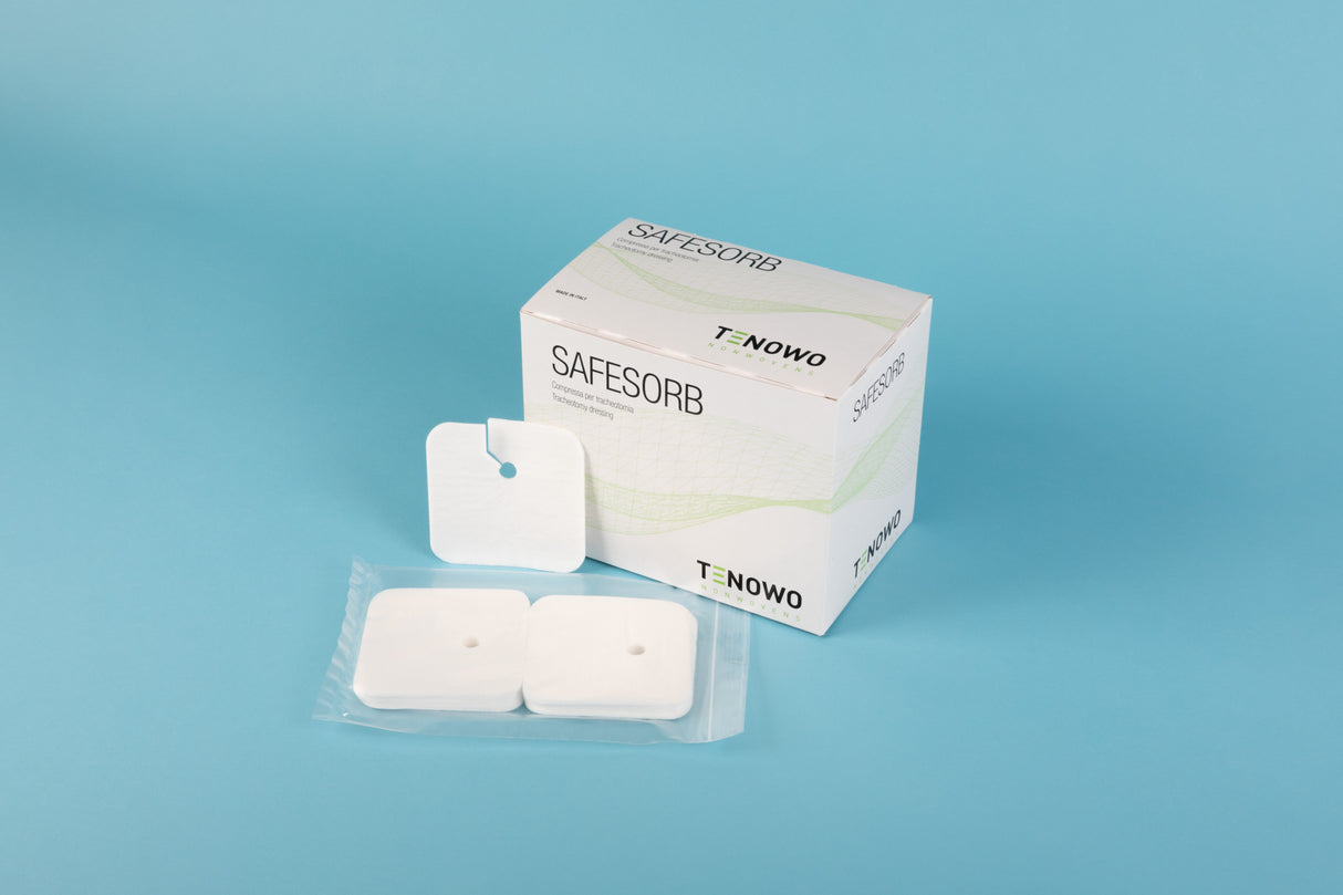 SafeSorb TP1 Trachealkompresse Box mit 10 Packungen – TENOWO
