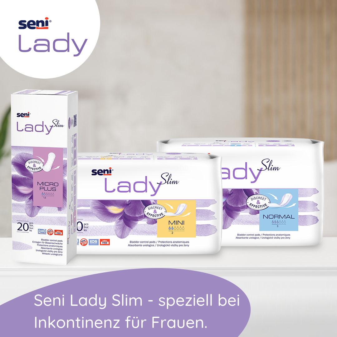 Seni Lady Produktsortiment hier die Seni Lady Slim Serie
