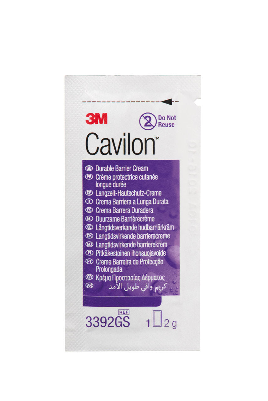 3M Cavilon Langzeit-Hautschutz-Creme 2g Sachet für Inkontinenzpflege