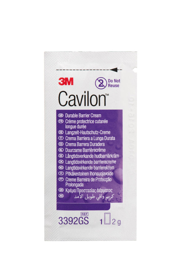 3M Cavilon Langzeit-Hautschutz-Creme 2g Sachet für Inkontinenzpflege