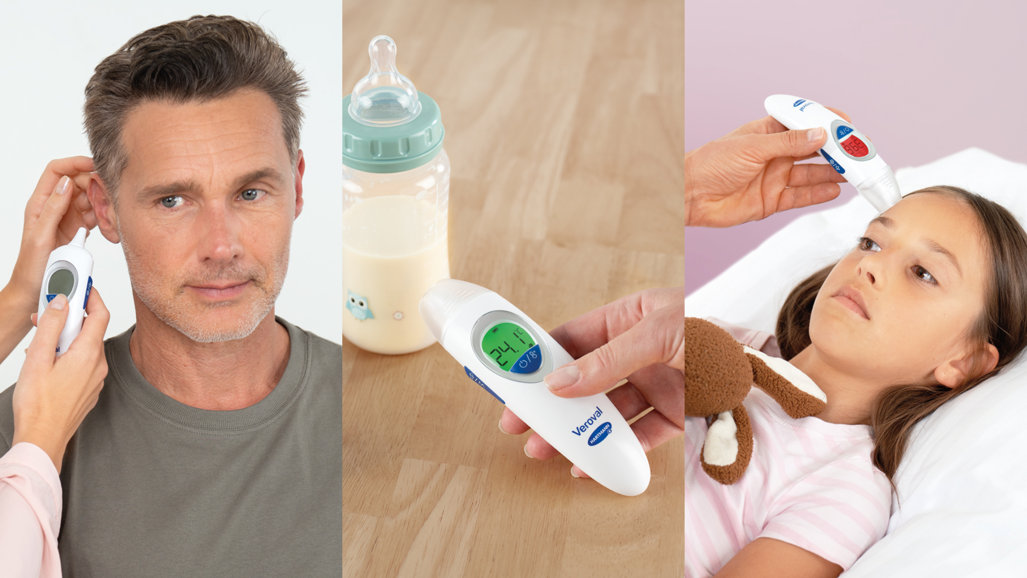 Anwendung des Veroval Fieberthermometer