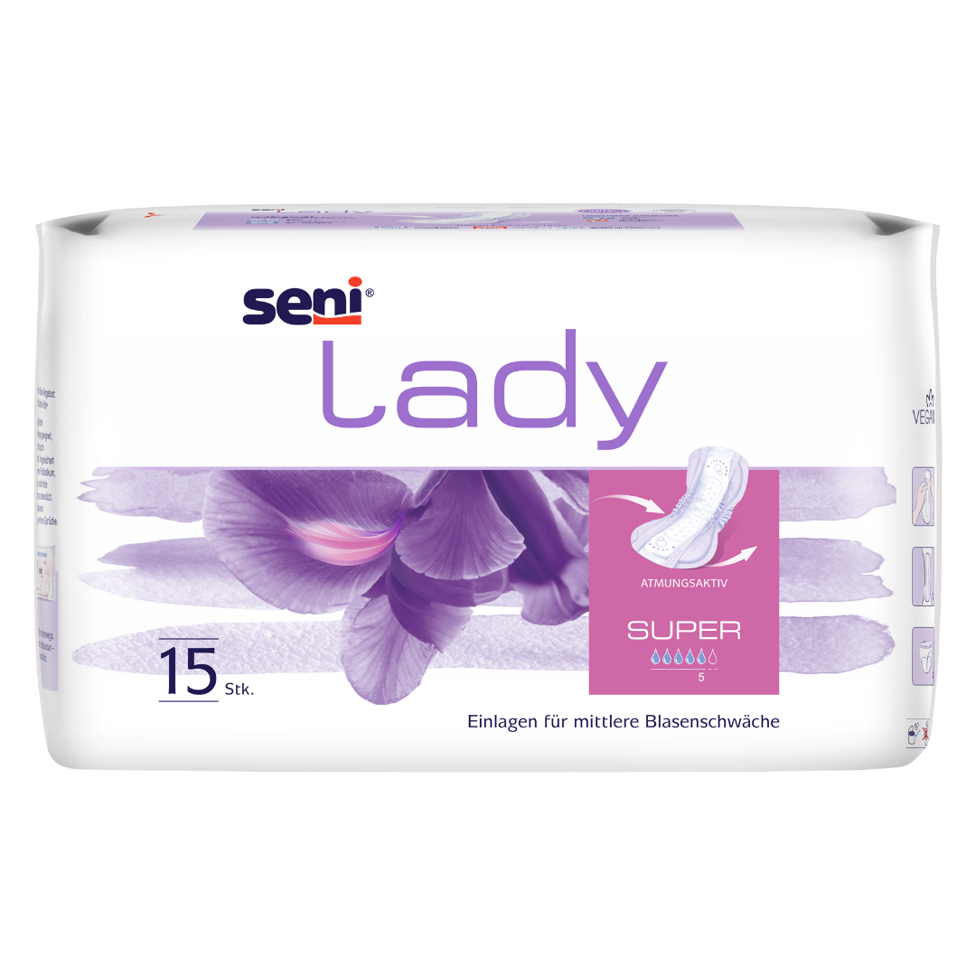 Seni Lady Super Einlagen bei mittlerer Blasenschwäche