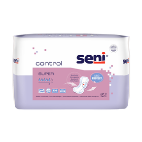 Seni Control Super 15 Stück 780ml hohe Saugstärke anatomische Vorlagen unisex