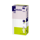 Ambulex Vinyl Einmalhandschuhe puderfrei, 100 Stück