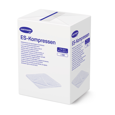 Hartmann ES-Kompressen unsteril 12-fach 10x12,5 cm 100 Stück