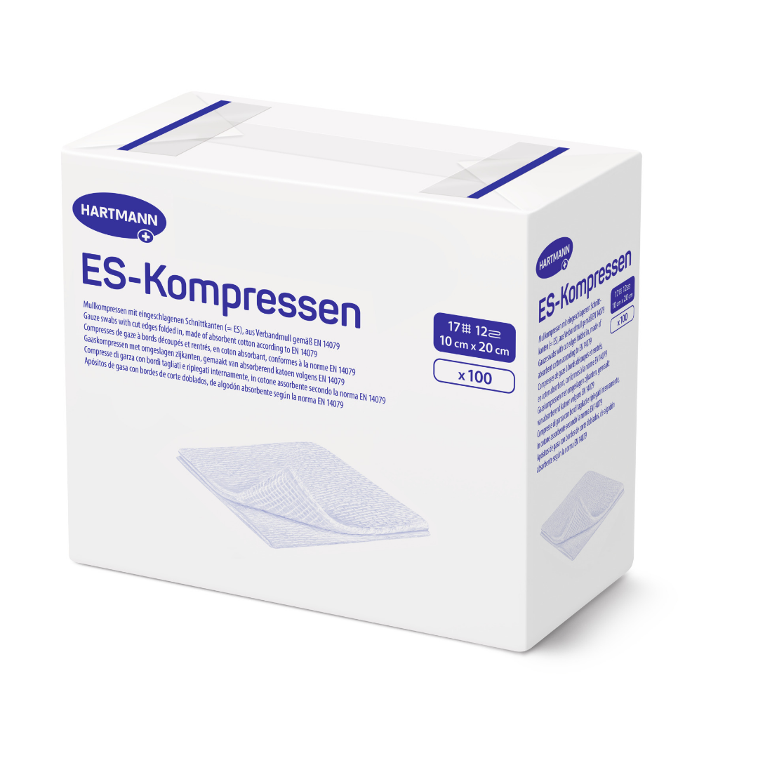 ES-Kompressen unsteril 12-fach | Hartmann Mullkompressen