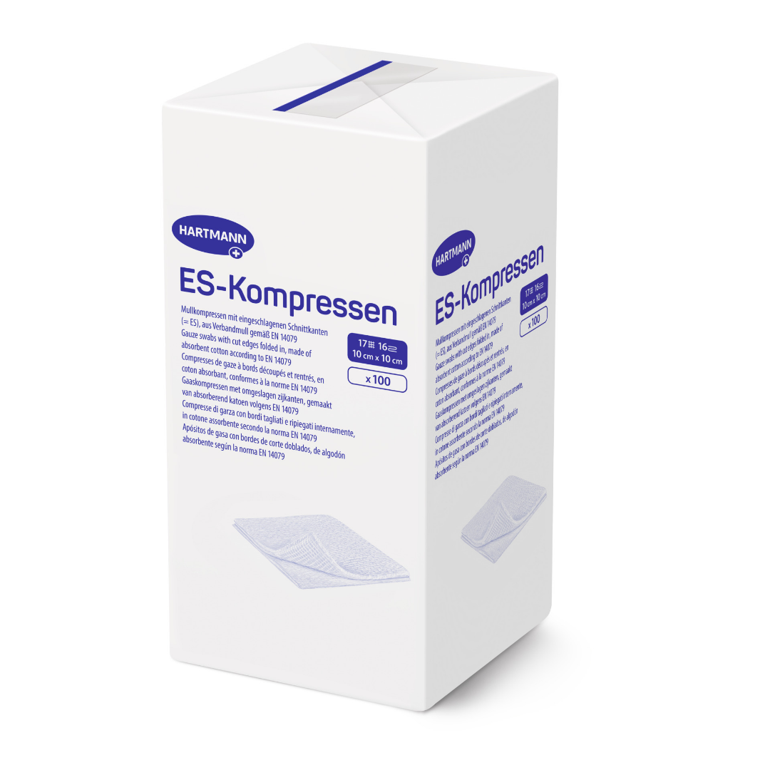 ES-Kompressen unsteril 16-fach | Hartmann Mullkompressen