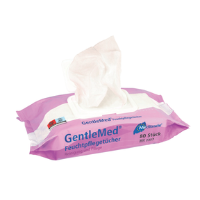 Gentle Med® Feuchtpflegetücher von Meditrade, 80 Stück Packung, zur sanften Körperreinigung ohne Wasser
