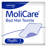 MoliCare Bed Mat Textile | Waschbare Bettschutzeinlage 75x85 cm