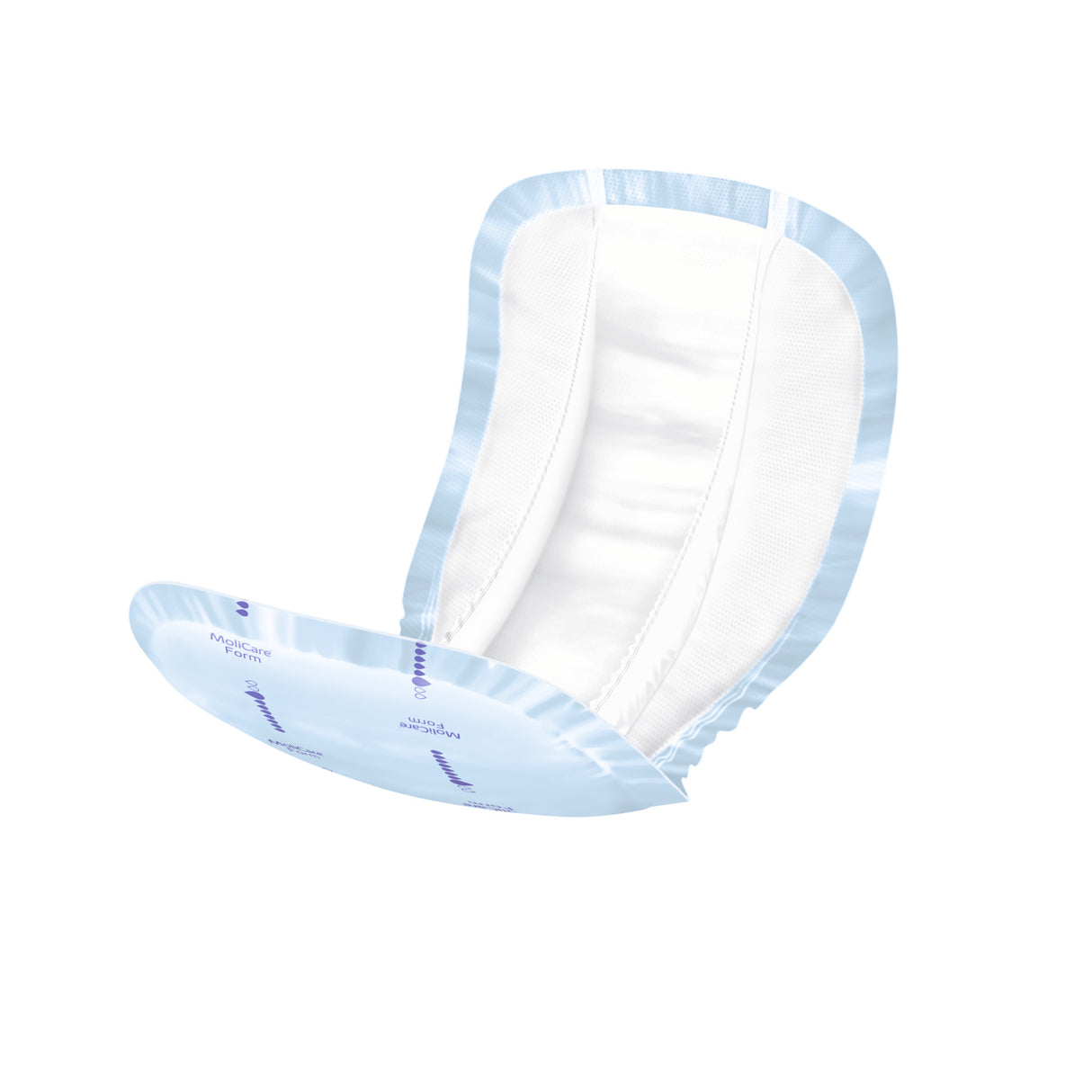 MoliCare Form 8 Tropfen anatomische Inkontinenzvorlage mit Aufsaug-Kanal und Innenbündchen für schwere Inkontinenz