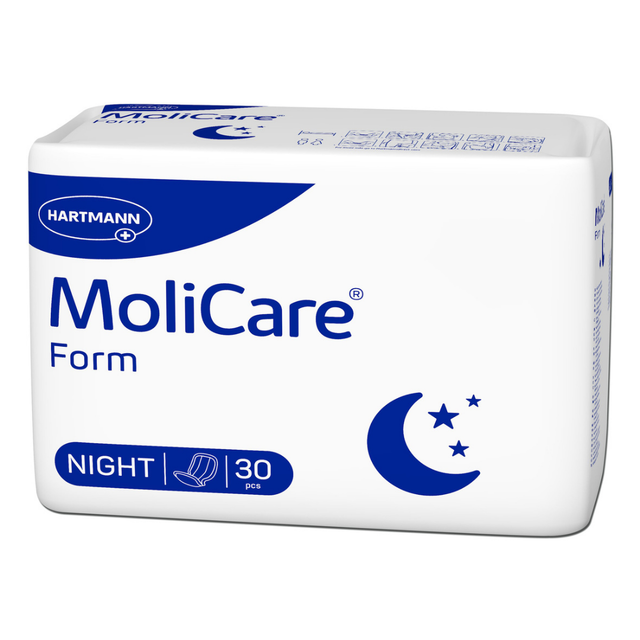 Molicare Form Night, Packung mit 30 Stück, Vorderansicht