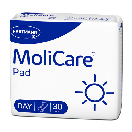 Molicare Pad Day, Packung mit 30 Stück, Vorderansicht
