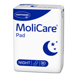 Molicare Pad Night, Packung mit 30 Stück, Vorderansicht
