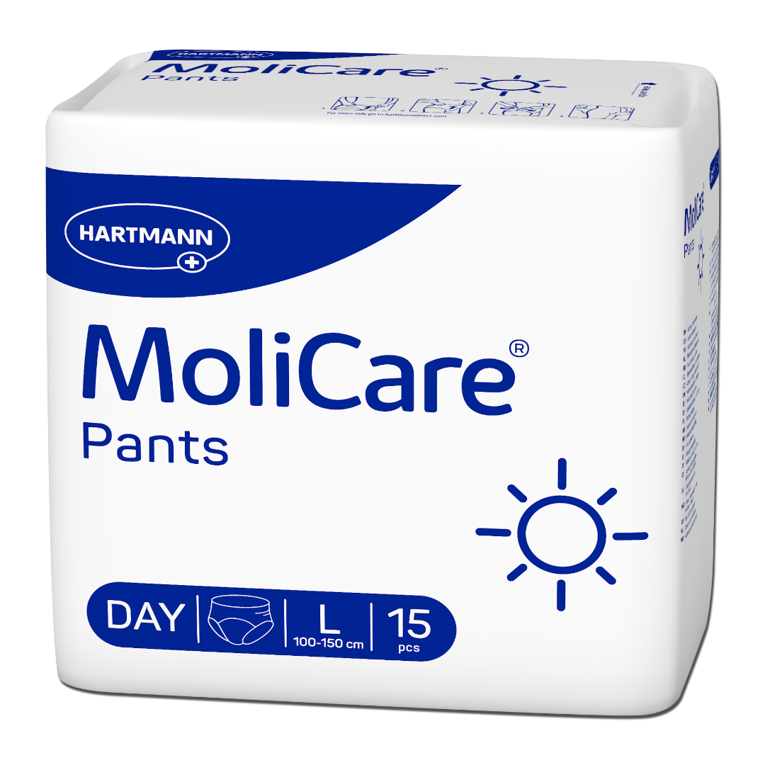 Molicare Pants Day, Größe L, Packung mit 30 Stück, Vorderansicht