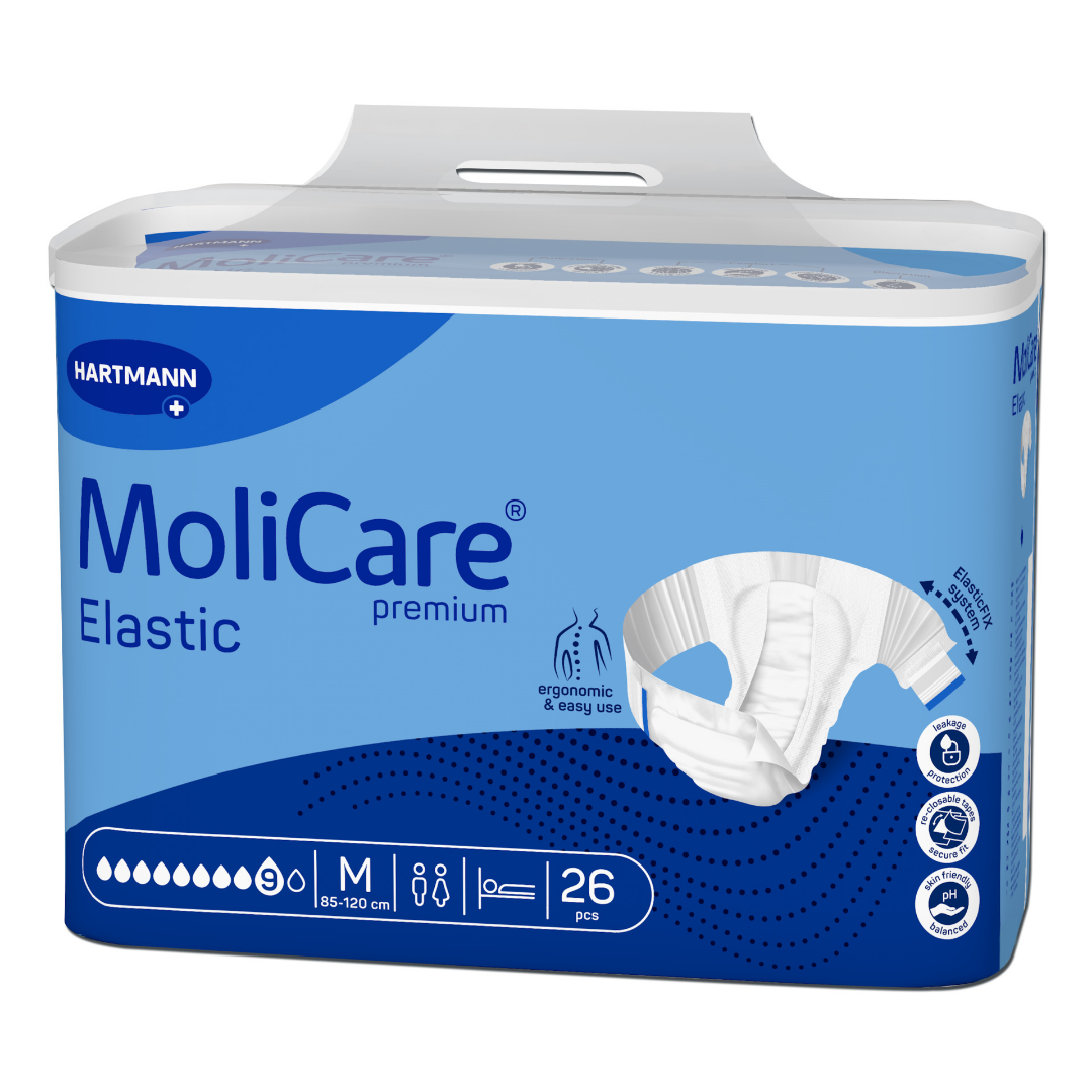 MoliCare Premium Elastic 9 Tropfen M Inkontinenzslips Hartmann