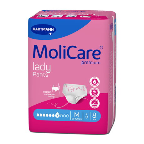 MoliCare Premium Lady Pants 7 Tropfen Größe M – Inkontinenzhose für Frauen