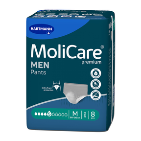 MoliCare Premium MEN Pants 5 Tropfen Größe M Packung – Anatomische Inkontinenz-Unterwäsche für Männer