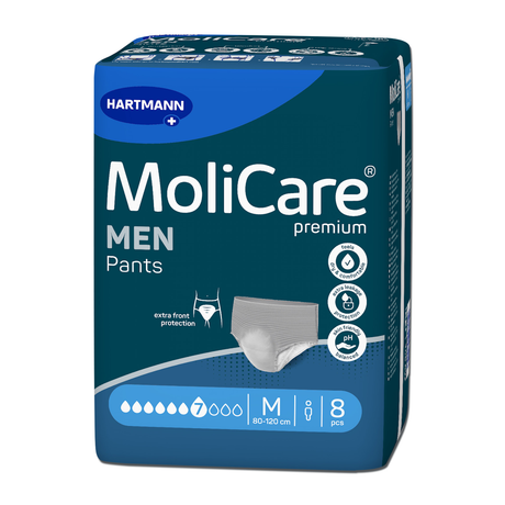 MoliCare Premium MEN Pants 7 Tropfen Größe M Packung – Saugstarke Einweghose für Männer