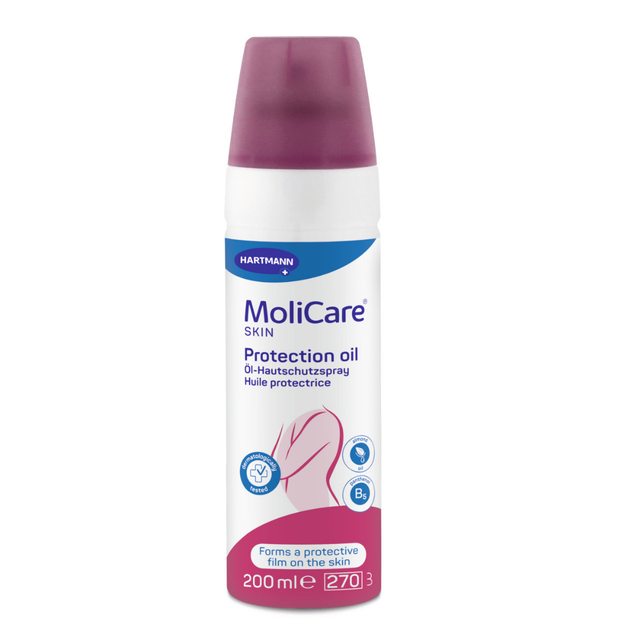 MoliCare® Skin Öl-Hautschutzspray 200ml – pflegender Hautschutz vor schädlichen Einflüssen