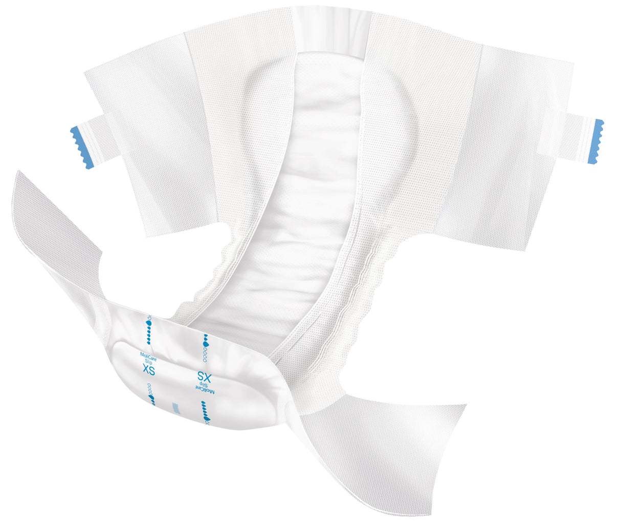 Produktbild von MoliCare® Slip 6 Tropfen Größe XS – Einweg-Inkontinenzslip für mittlere Inkontinenz, Hüftumfang 40–70 cm, 30 Stück 