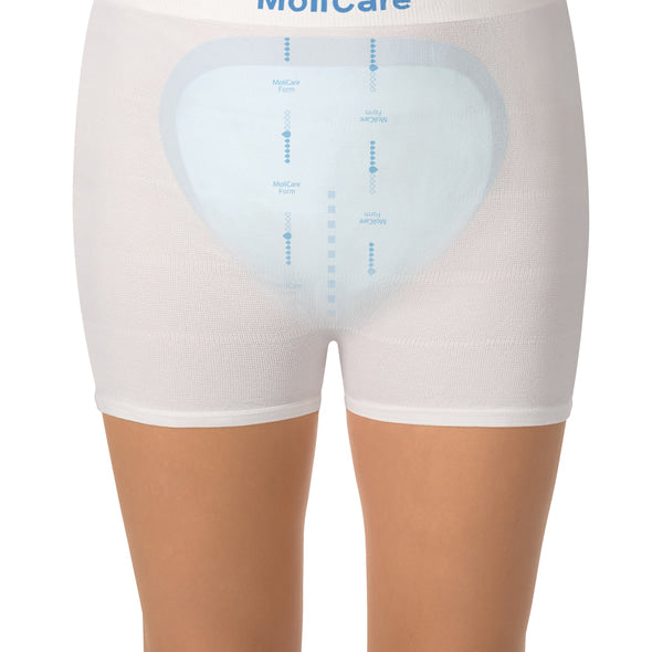 MoliCare Fixpants Darstellung mit Vorlage