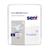 SENI Active Basic Large Inkontinenzpants 30 Stück Packung 100-135cm für leichte bis mittlere Inkontinenz bei KRB Homecare