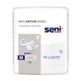 SENI Active Basic Medium Inkontinenzpants 30 Stück Packung 80-110cm für leichte bis mittlere Inkontinenz bei KRB Homecare
