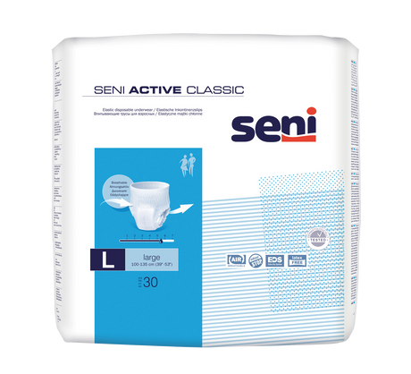 Seni Active Classic Inkontinenzslip Größe Large für mittlere Inkontinenz bei KRB Homecare