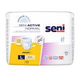 SENI Active Normal Large Inkontinenzpants 1100ml Standard 10 Stück 100-135cm für leichte bis mittlere Inkontinenz bei KRB Homecare