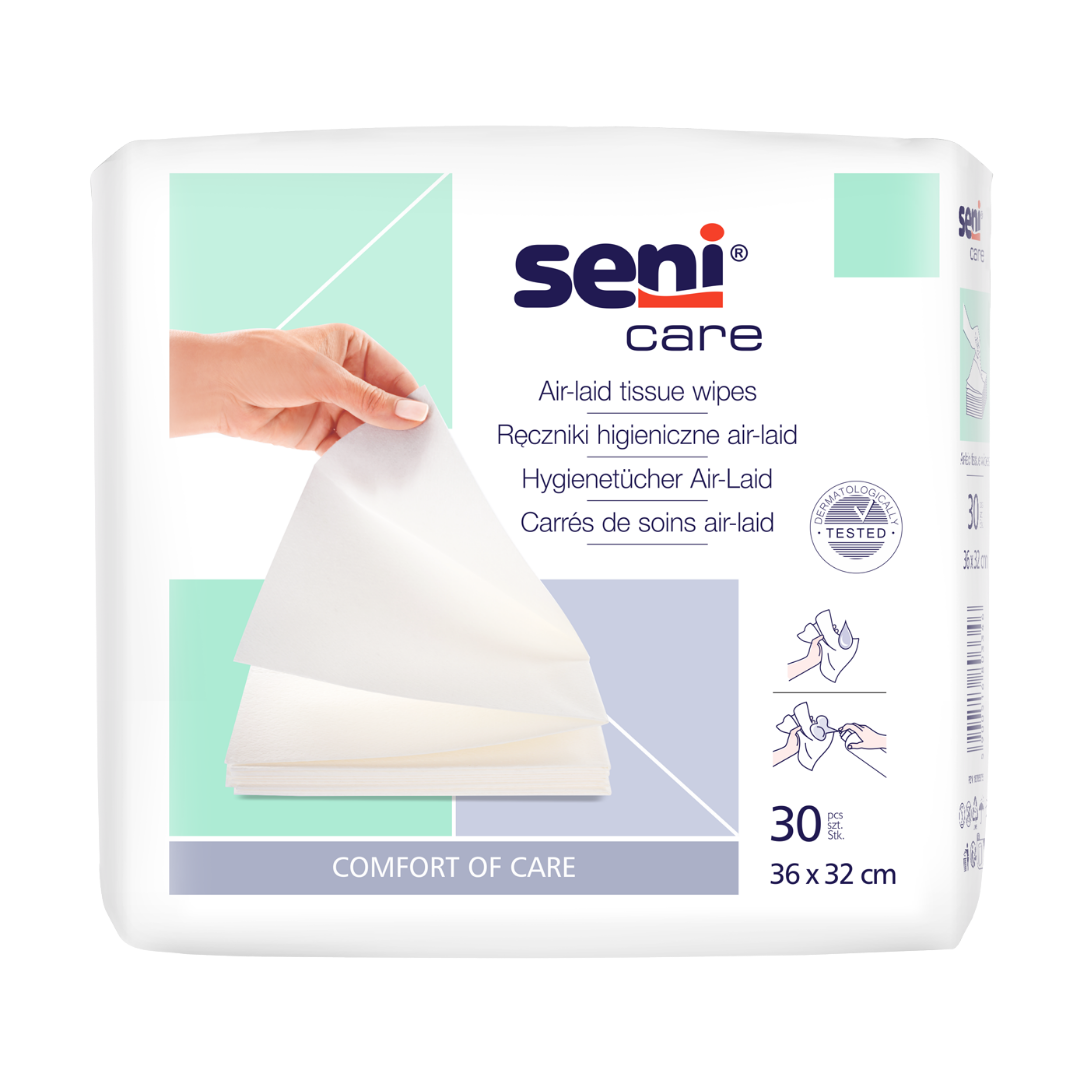 Seni Care Hygienetücher Air-Laid 30 Stück Packung