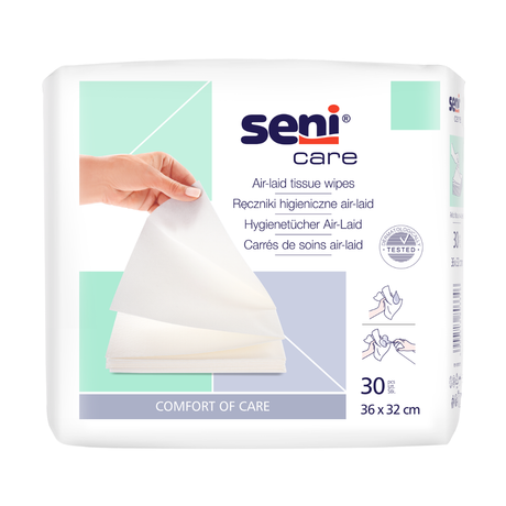 Seni Care Hygienetücher Air-Laid 30 Stück Packung