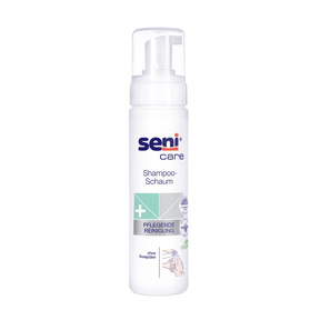 Seni Care Shampoo-Schaum Haare waschen ohne Abspülen oder Ausspülen