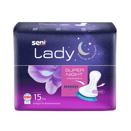 Seni Lady Night Einlagen bei mittlerer Blasenschwäche