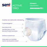 Seni Active Trio Inkontinenzpants | 10 Stück (Packung)