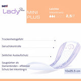 Seni Lady Mini Plus bei leichter Inkontinenz