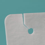 Trachealkompresse Tenowo Detailansicht des Schlitz